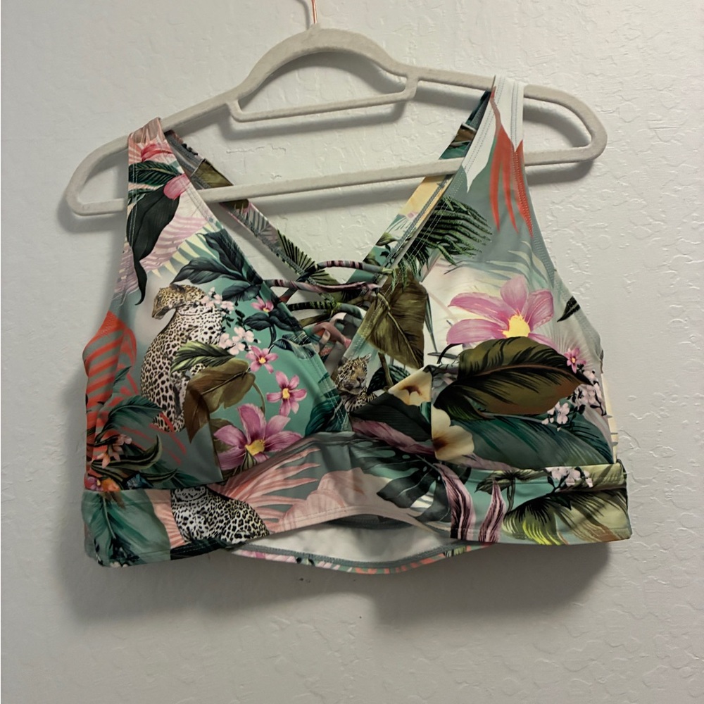 Torrid Wireless XO Triangle Bikini Top
